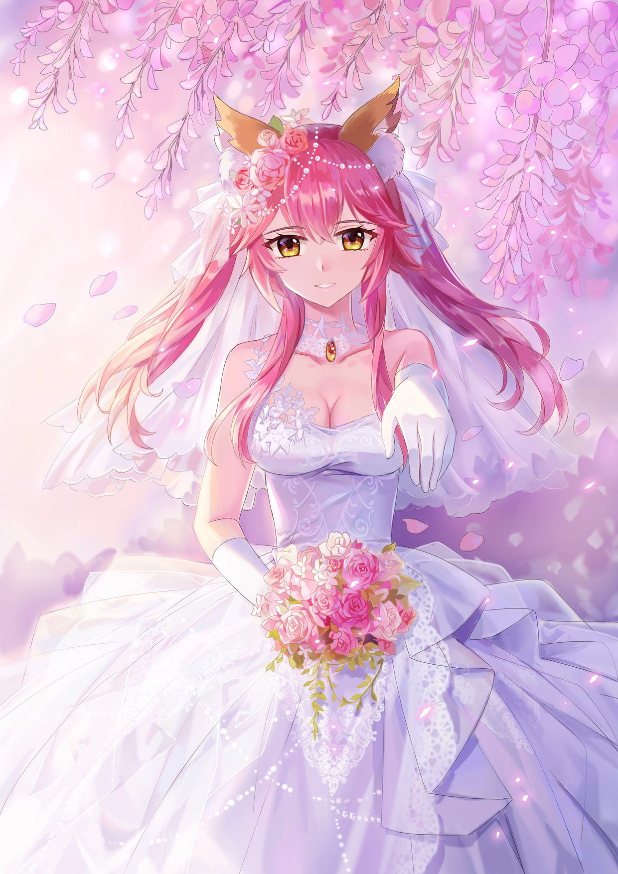 image of a cute foxgirl